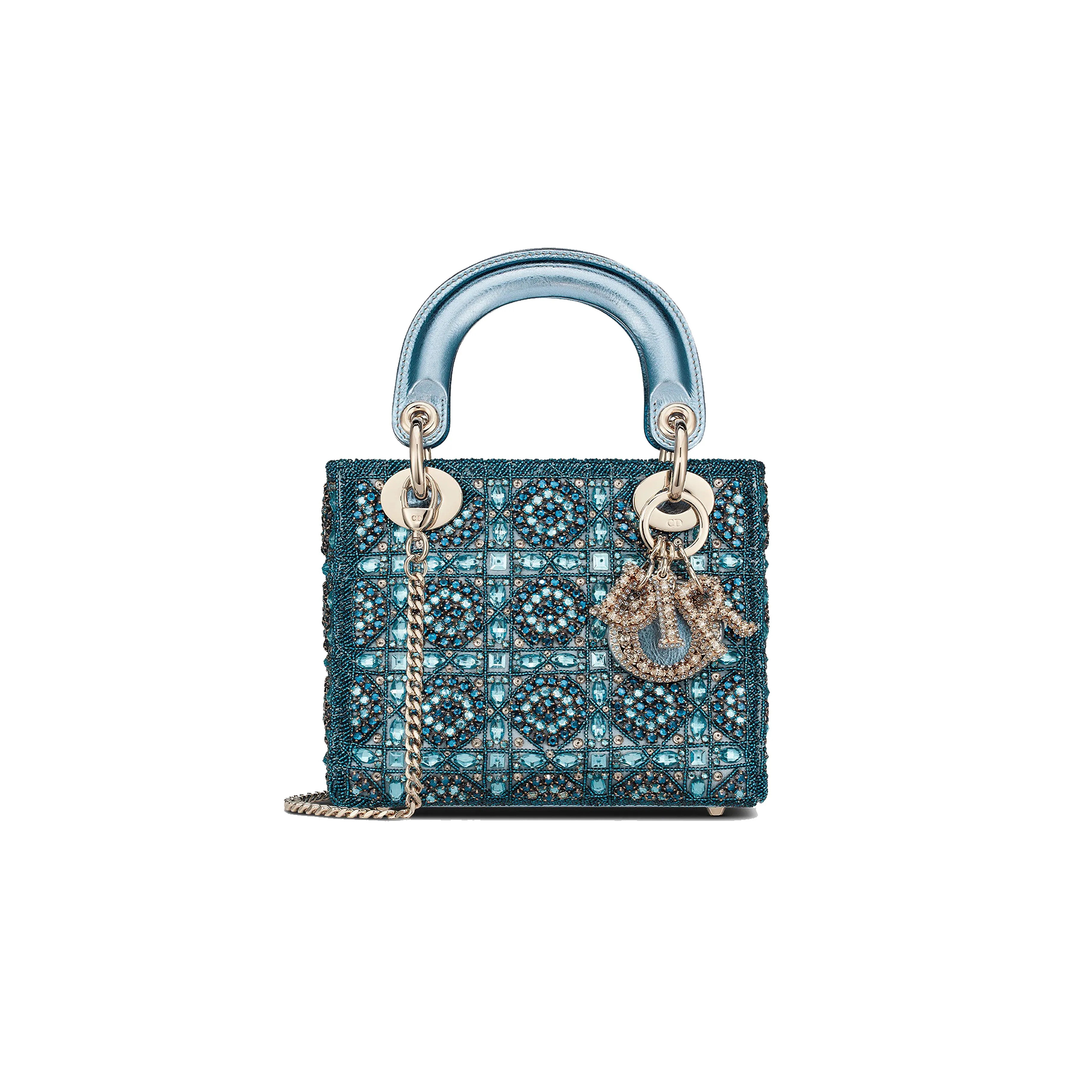 DIOR LADY DIOR BAG M0505ORHR-M259 (20*17*8cm)